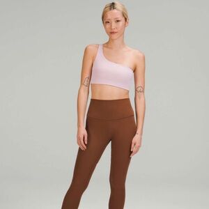 Lululemon Ribbed Nulu Asymmetric One Shoulder Sports Bra Size 4